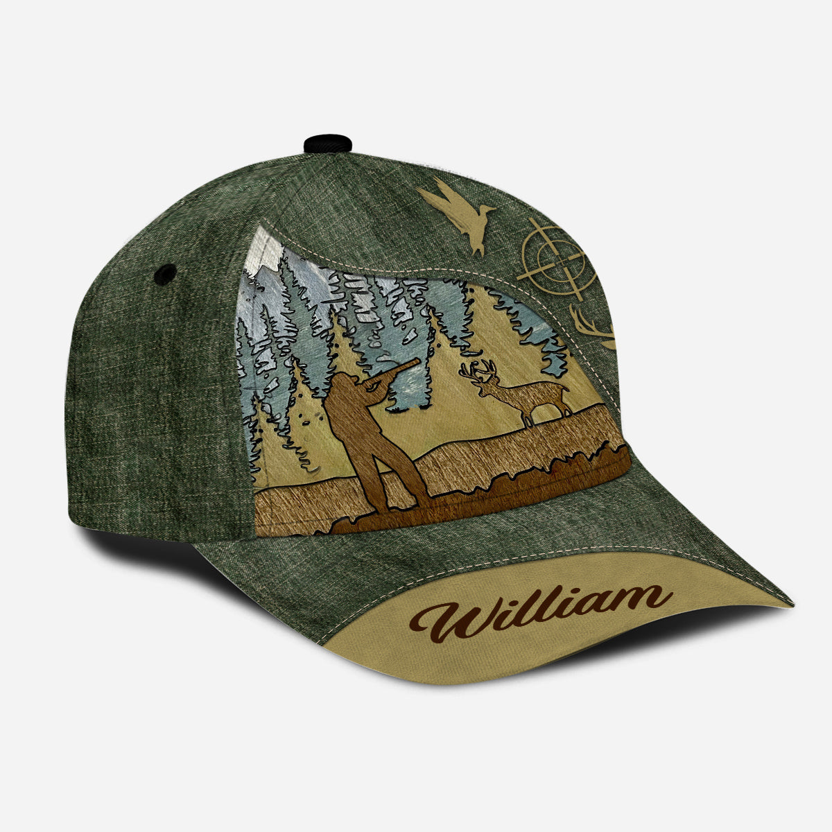 Forest Scenic - Casquette de chasse classique personnalisée