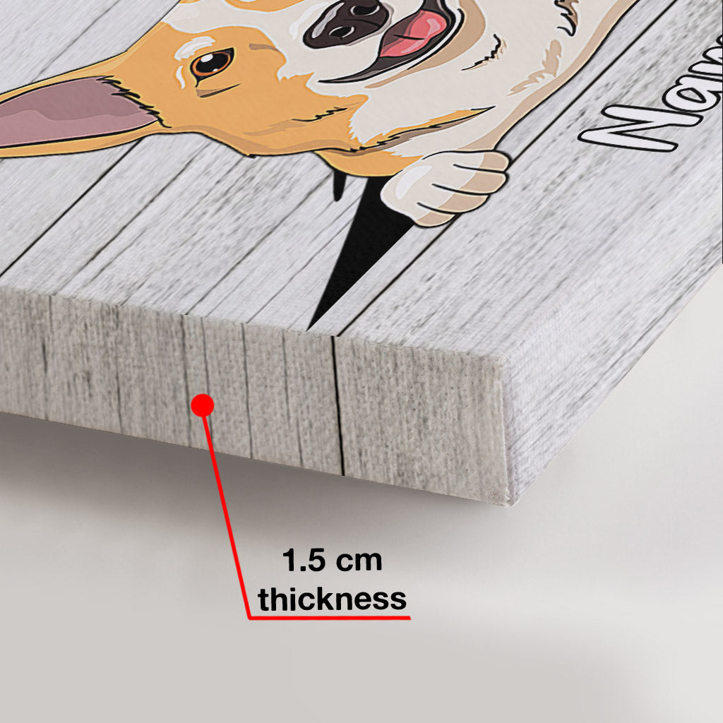 Mes enfants ont des pattes - Toile et affiche personnalisées pour chiens