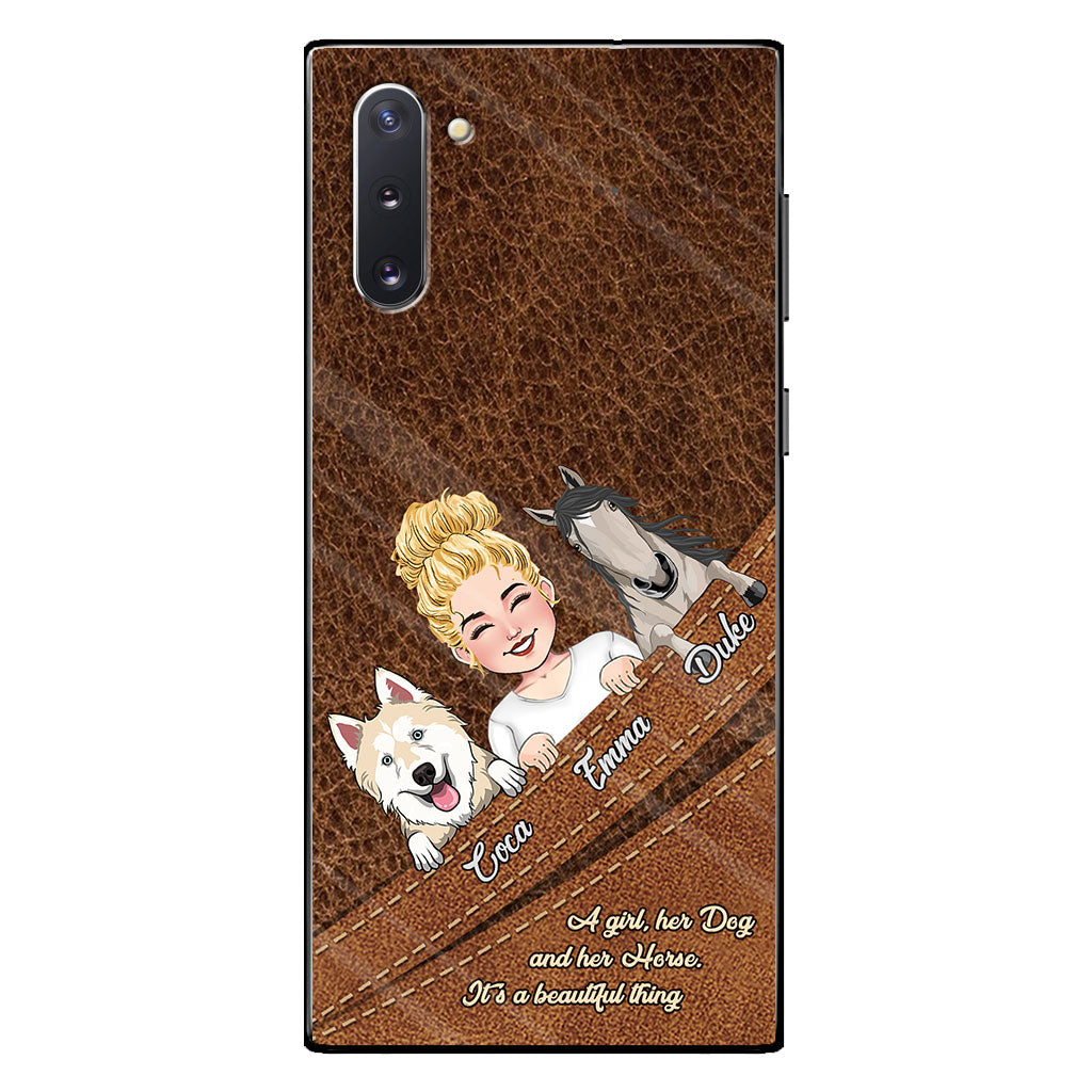 Quelle belle chose ! - Coque de téléphone personnalisée avec motif cheval