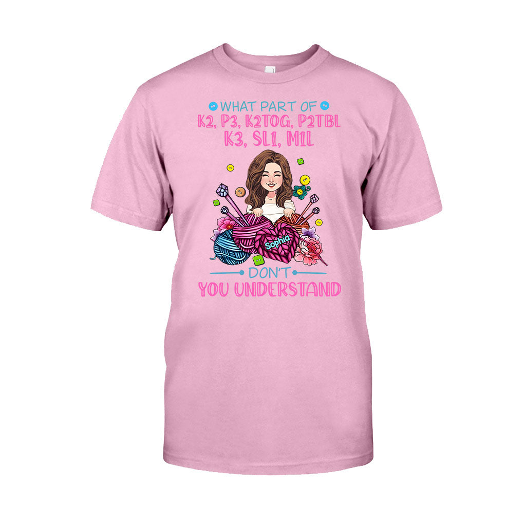 Tu ne comprends pas ? - T-shirt et sweat à capuche tricotés personnalisés