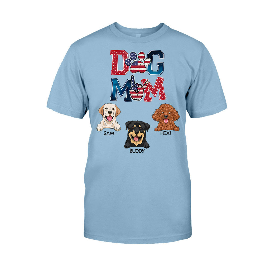 Maman de chien américaine - T-shirt et sweat à capuche personnalisés pour chien