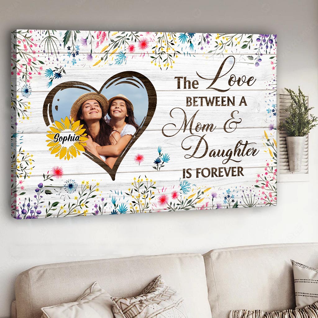 Si les mamans étaient des fleurs - Toile et affiche personnalisées pour maman