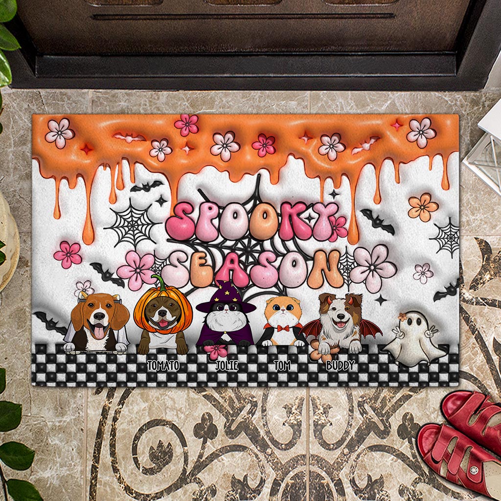 Spooky Season - Personalized Dog Doormat