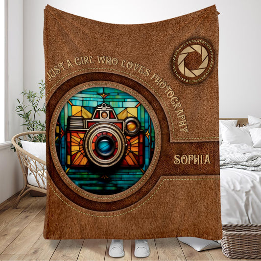 Juste une fille qui aime la photographie - Couverture photo personnalisée
