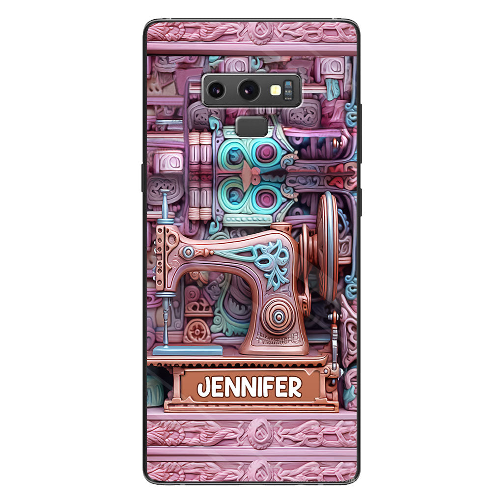 Passionnée de couture - Étui de téléphone personnalisé sur le thème de la couture