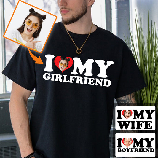 J'aime ma copine/mon copain/ma femme/mon mari sexy - T-shirt et sweat à capuche personnalisés pour couples