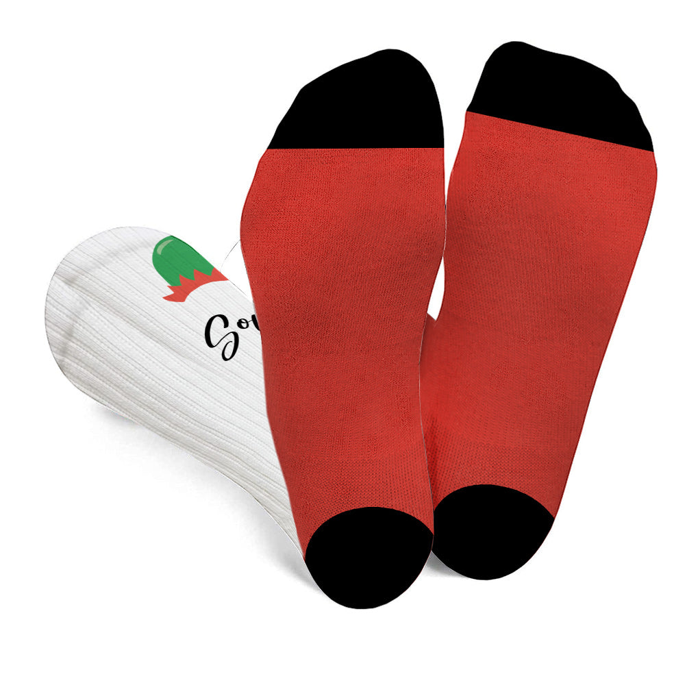 Chaussettes personnalisées avec photo de famille - un cadeau pour tous - Personnalisables