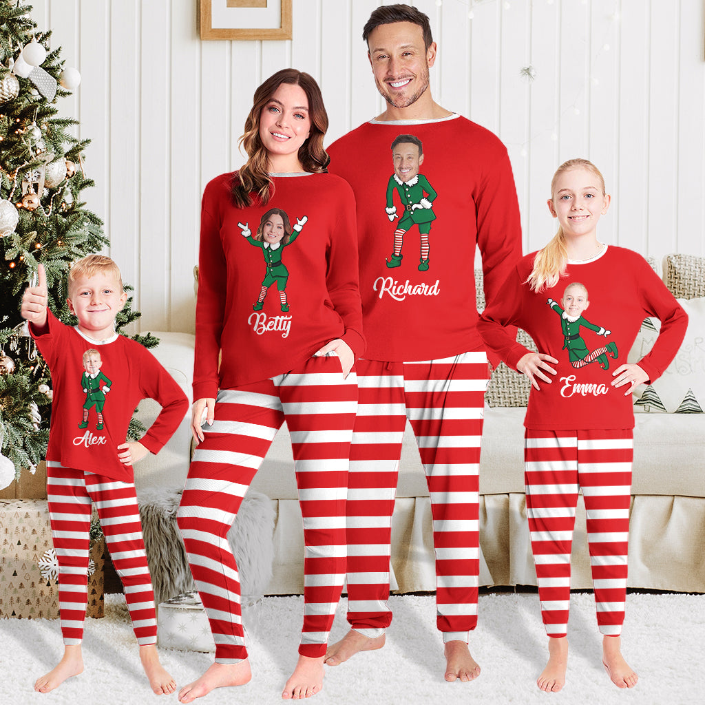 Pyjamas de Noël assortis - Ensemble de pyjamas personnalisés pour toute la famille