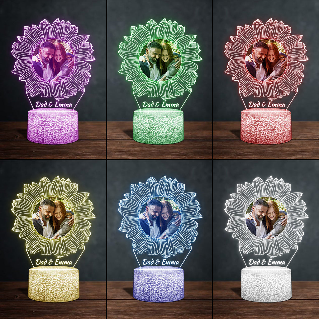 Tu es mon rayon de soleil - Cadeau pour maman, grand-mère, sœur, fille, fils, frère, grand-père, papa, épouse, époux, ami(e) - Plaque lumineuse personnalisée