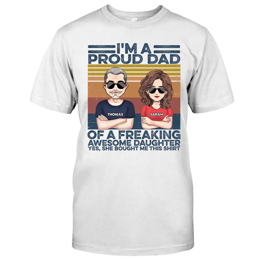 Tel père, tel fils - Cadeau pour papa - T-shirt et sweat à capuche personnalisés