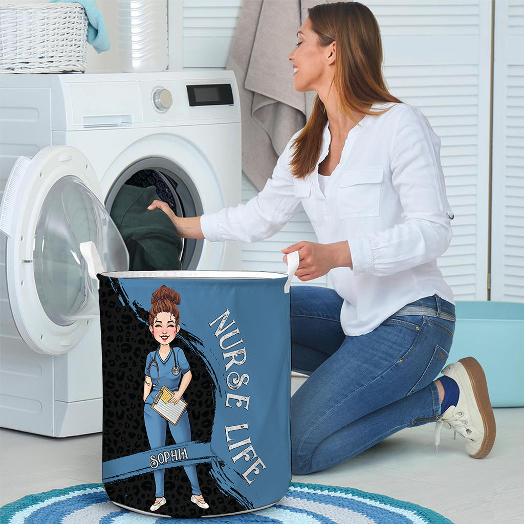 The Nurse Life - Nurse gift for mom, her, wife, girlfriend, friend - Personalized Storage Basket