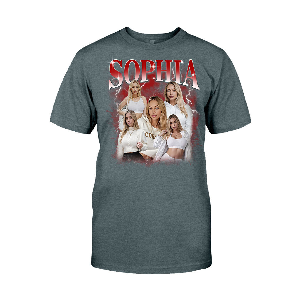 T-shirt rap bootleg personnalisé - cadeau pour mari, femme, petit ami, petite amie - T-shirt et sweat à capuche personnalisés