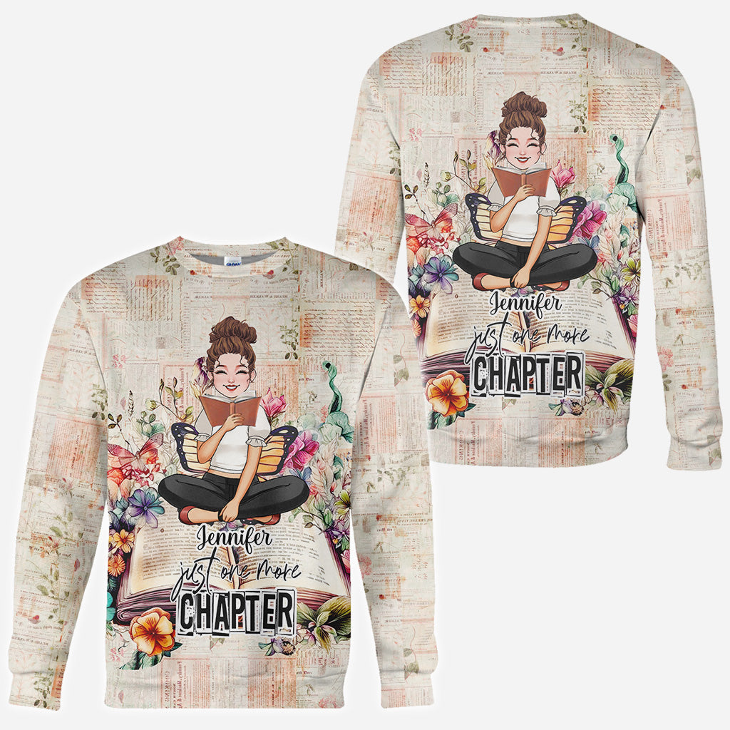 Juste un chapitre de plus - T-shirt personnalisé « Juste un chapitre de plus »