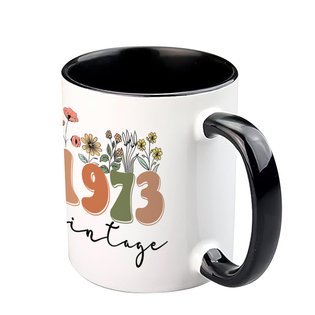 Mug vintage personnalisé pour anniversaire
