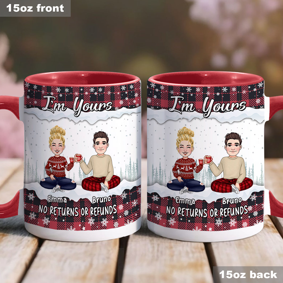 Je suis à toi - Mug personnalisé pour couple