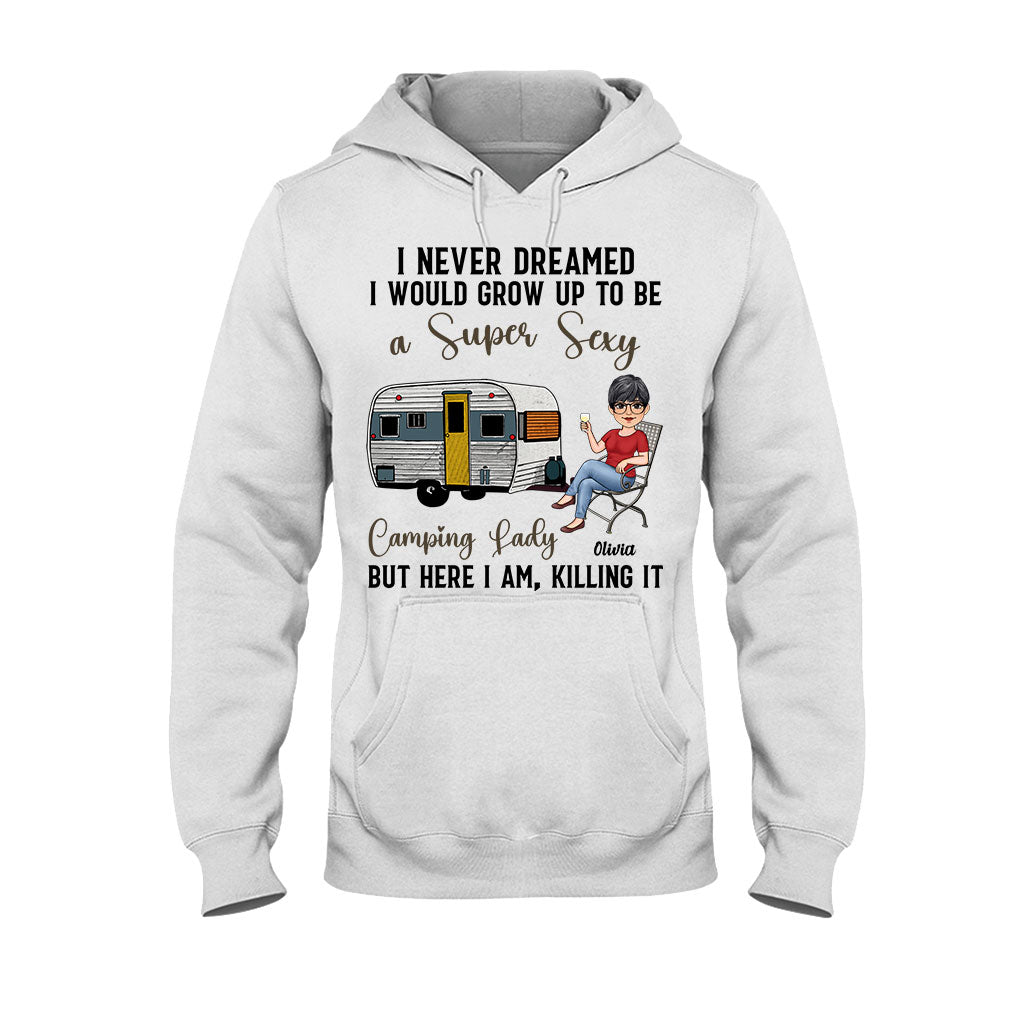 Camping Lady - Personalized Camping T-shirt & Hoodie