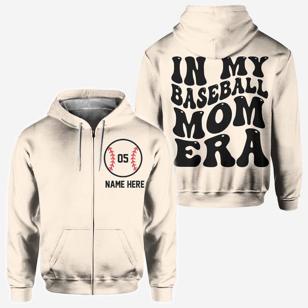 T-shirt personnalisé « À l'époque de ma maman de joueur de baseball »
