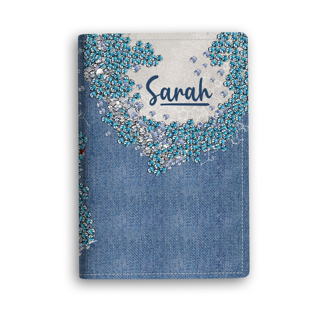 Porte-passeport personnalisé Turtle Bling - Tortue