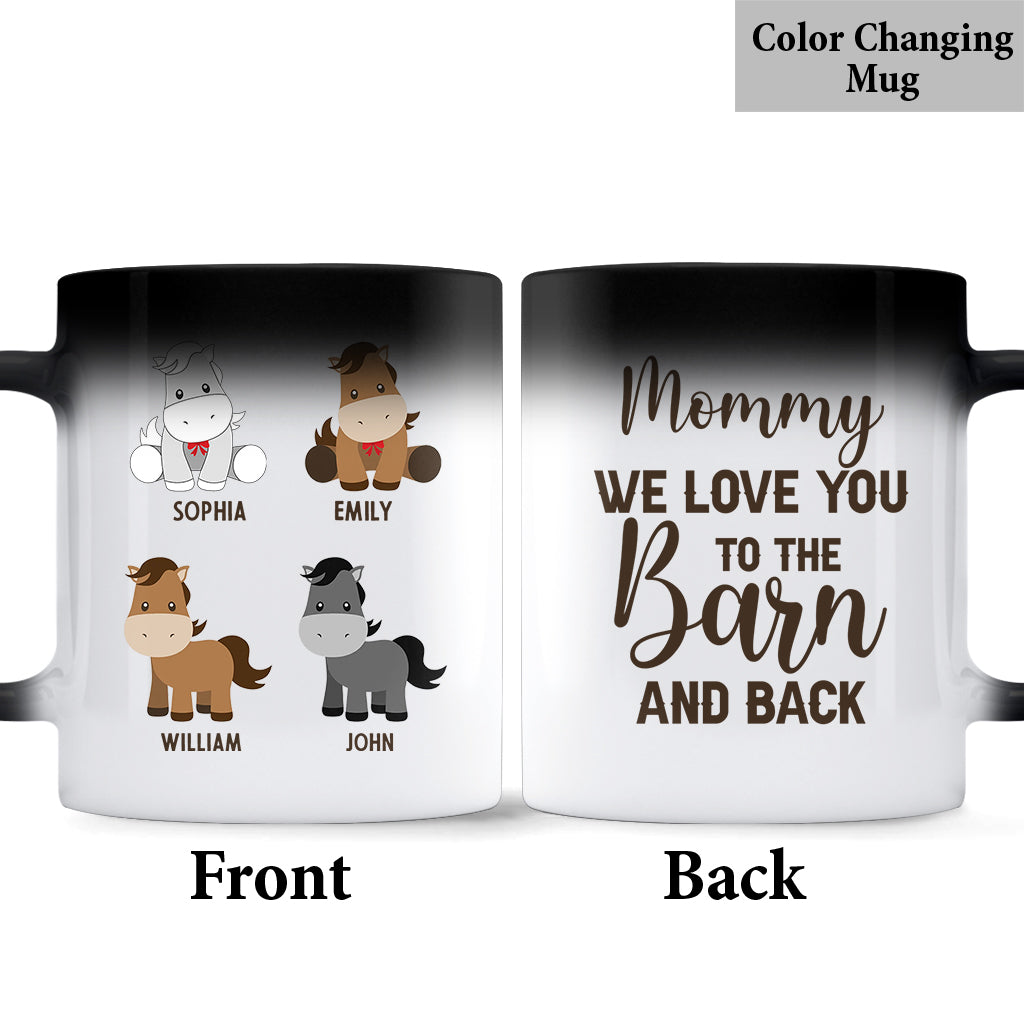 Les Petits Poneys de Papa - Cadeau sur le thème des chevaux pour papa, grand-père, mari, lui - Mug personnalisé