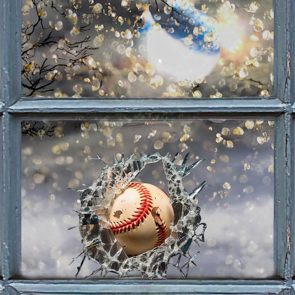 Love Baseball - Baseball Decal Full