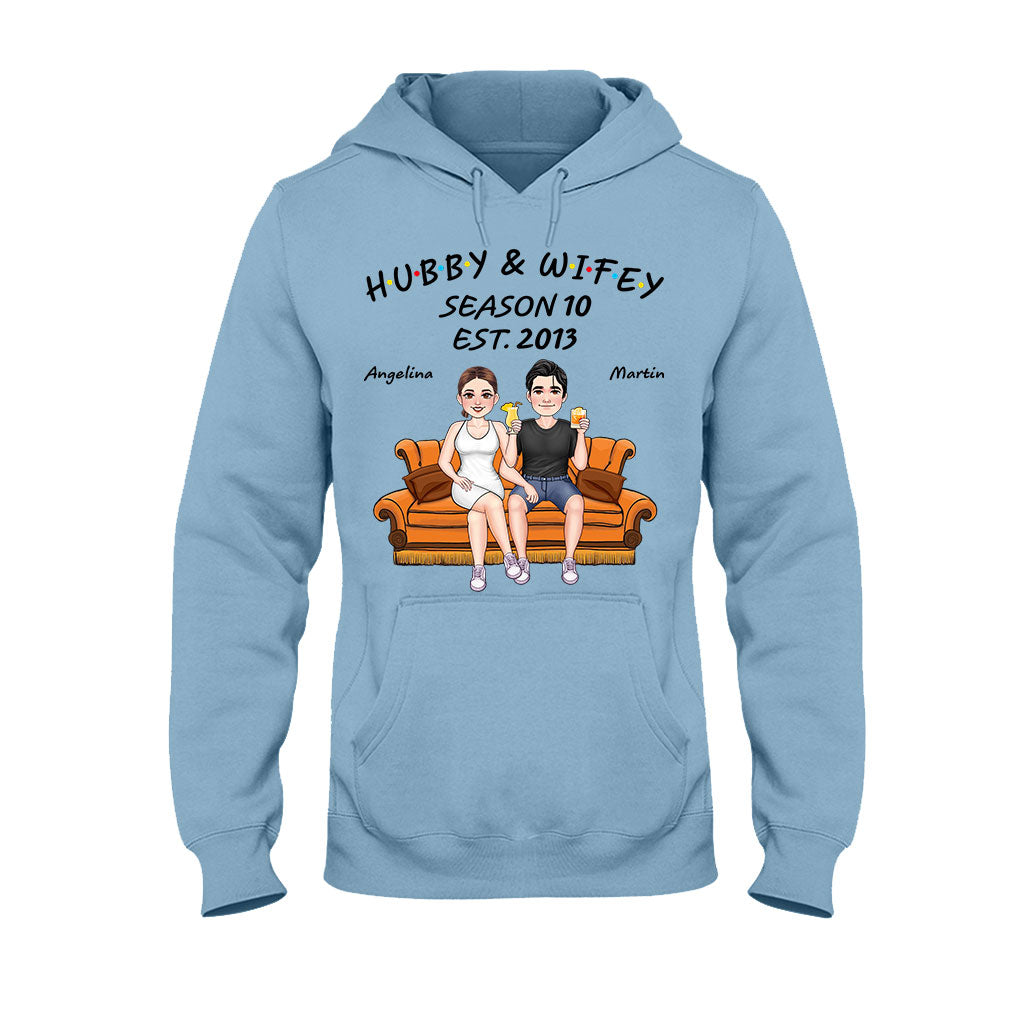 T-shirt et sweat à capuche personnalisés « Mari et Femme »