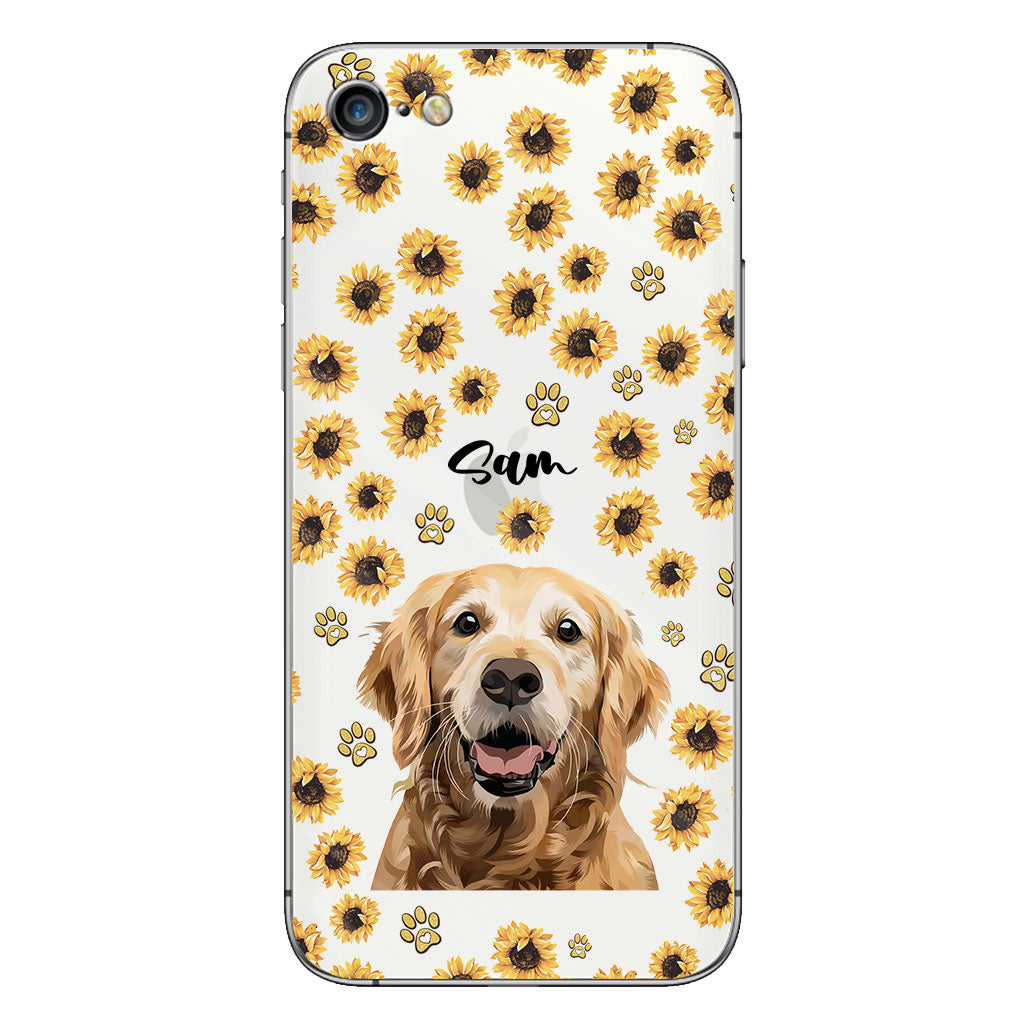 Tu es mon rayon de soleil - Coque de téléphone transparente personnalisée pour chien