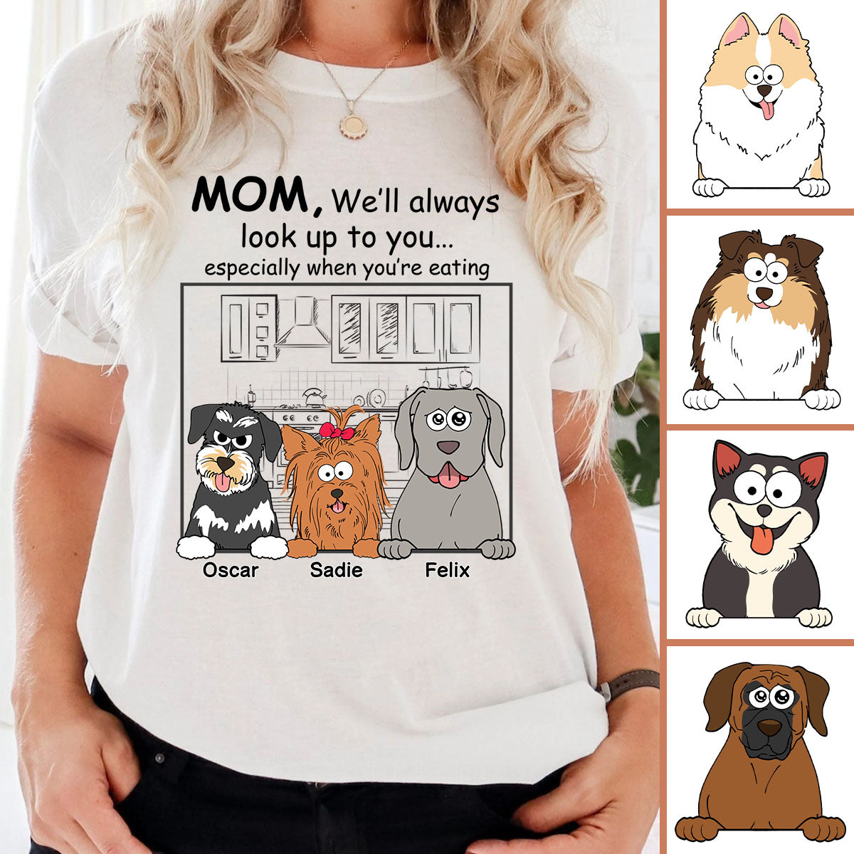 Je t'admirerai toujours - T-shirt et sweat à capuche personnalisés pour chien