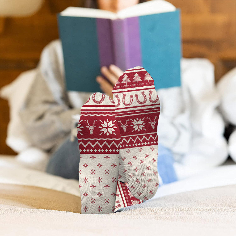 Ho Ho Horse - Chaussettes de cheval personnalisées