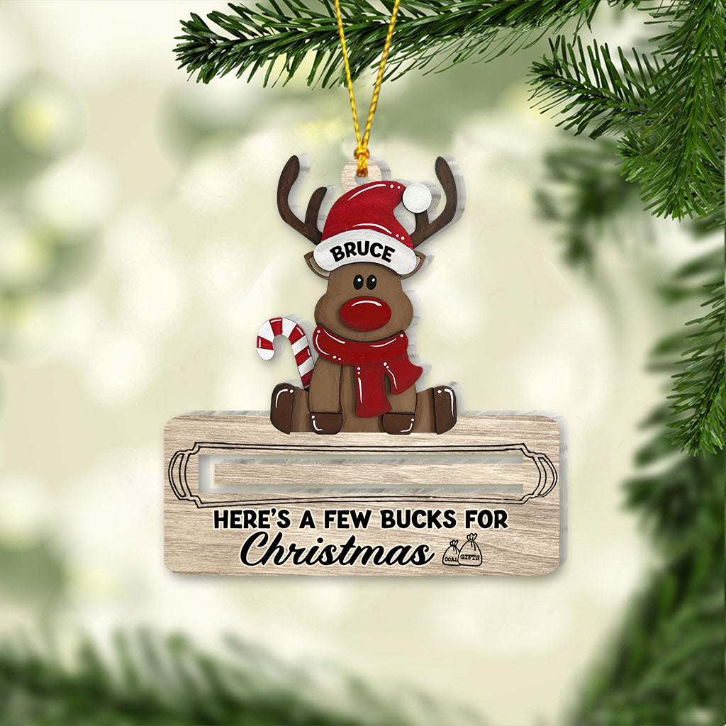 Voici quelques dollars pour Noël - Cadeau pour grand-mère, petite-fille, fille - Ornement personnalisé