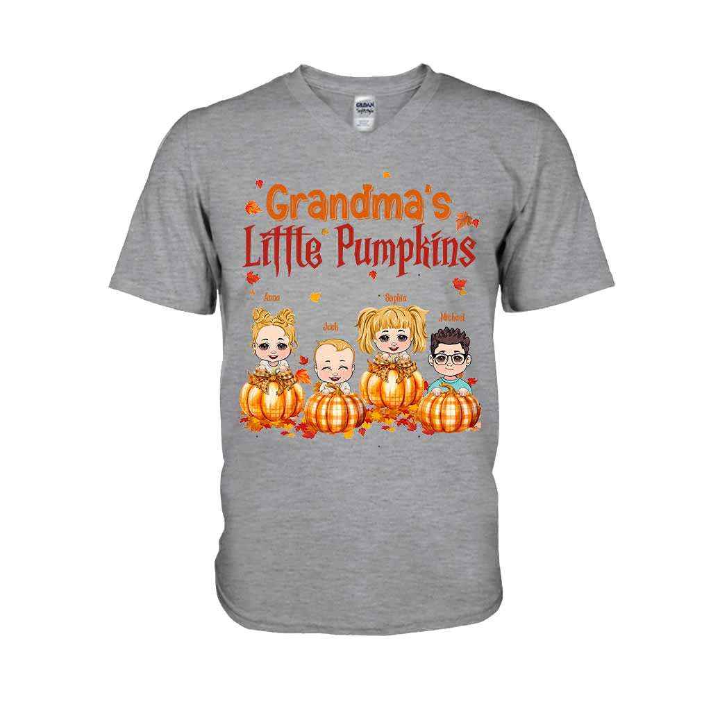 Grandma’s Little Pumpkins - Personalized Grandma T-shirt And Hoodie