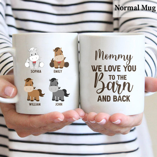 Les Petits Poneys de Papa - Cadeau sur le thème des chevaux pour papa, grand-père, mari, lui - Mug personnalisé