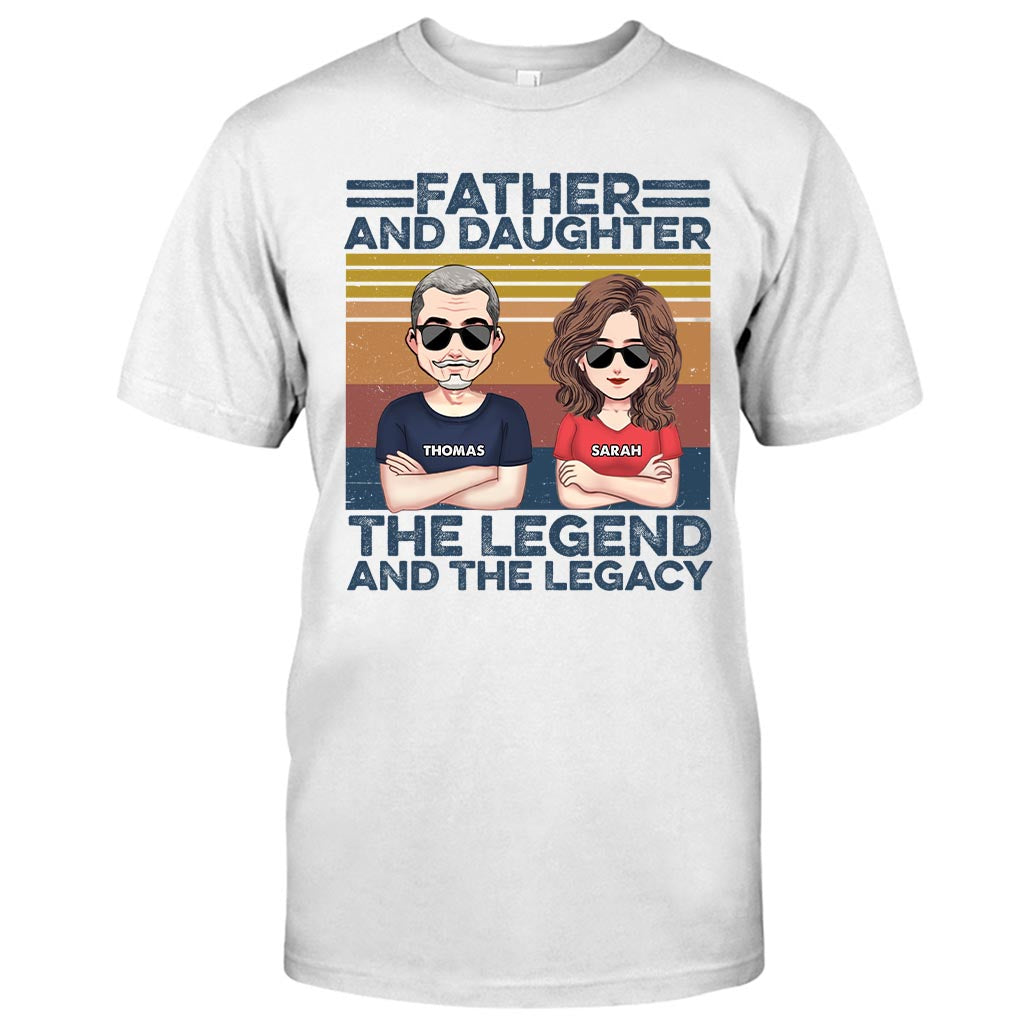 Tel père, tel fils - Cadeau pour papa - T-shirt et sweat à capuche personnalisés