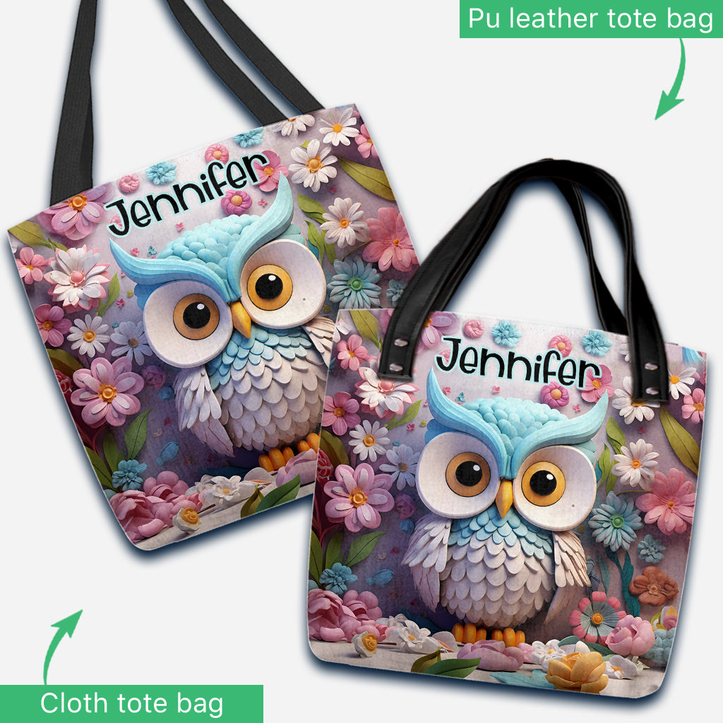 Sac fourre-tout hibou personnalisé Cool Owl