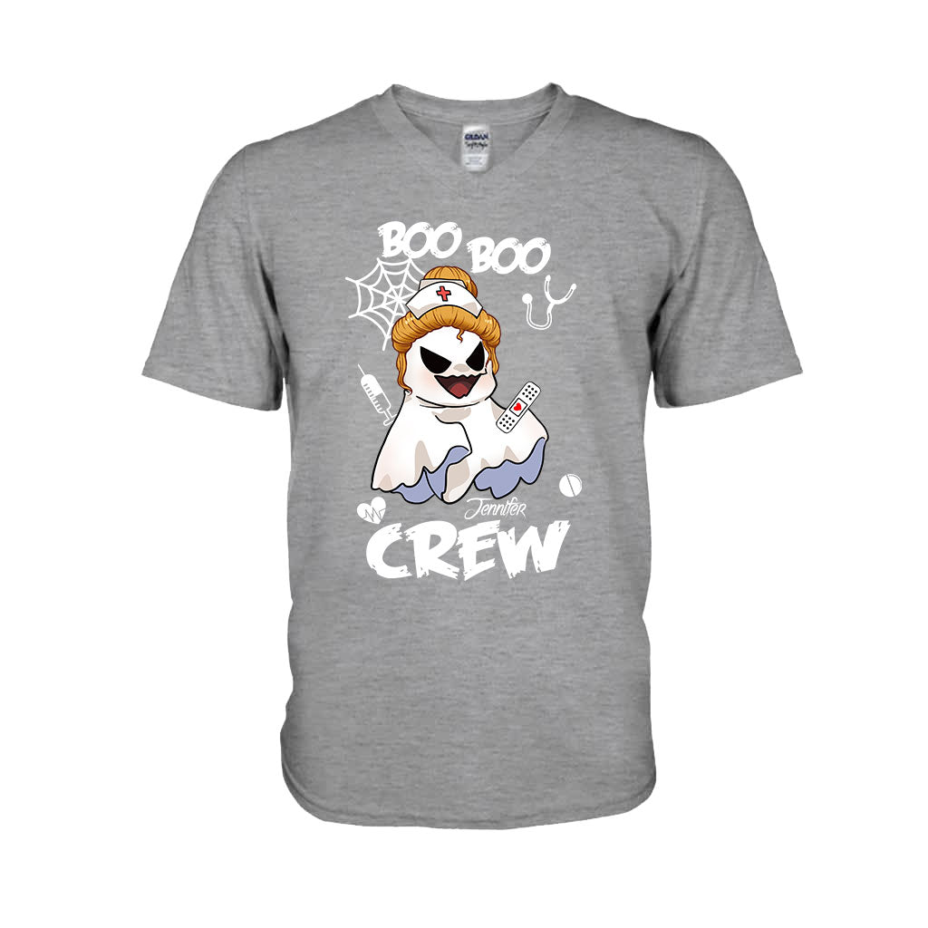 Boo Boo Crew - Personalized Nurse T-shirt And Hoodie