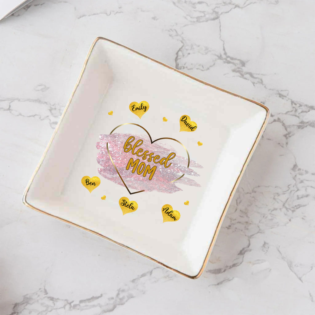 Grand-mère bénie - Cadeau pour maman, grand-mère - Porte-bijoux personnalisé