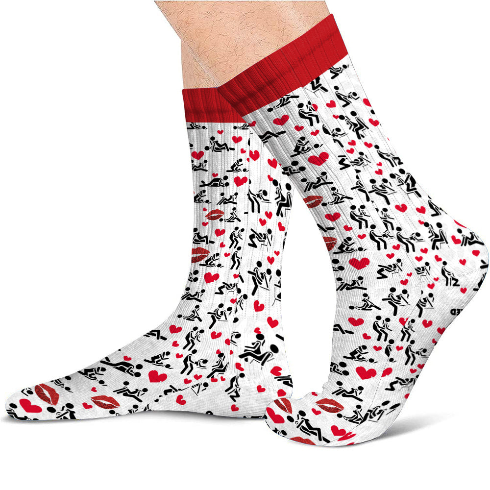 Je t'aime - Chaussettes personnalisées pour couples