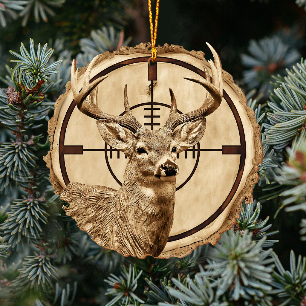 Chasse au cerf - Ornement de chasse personnalisé