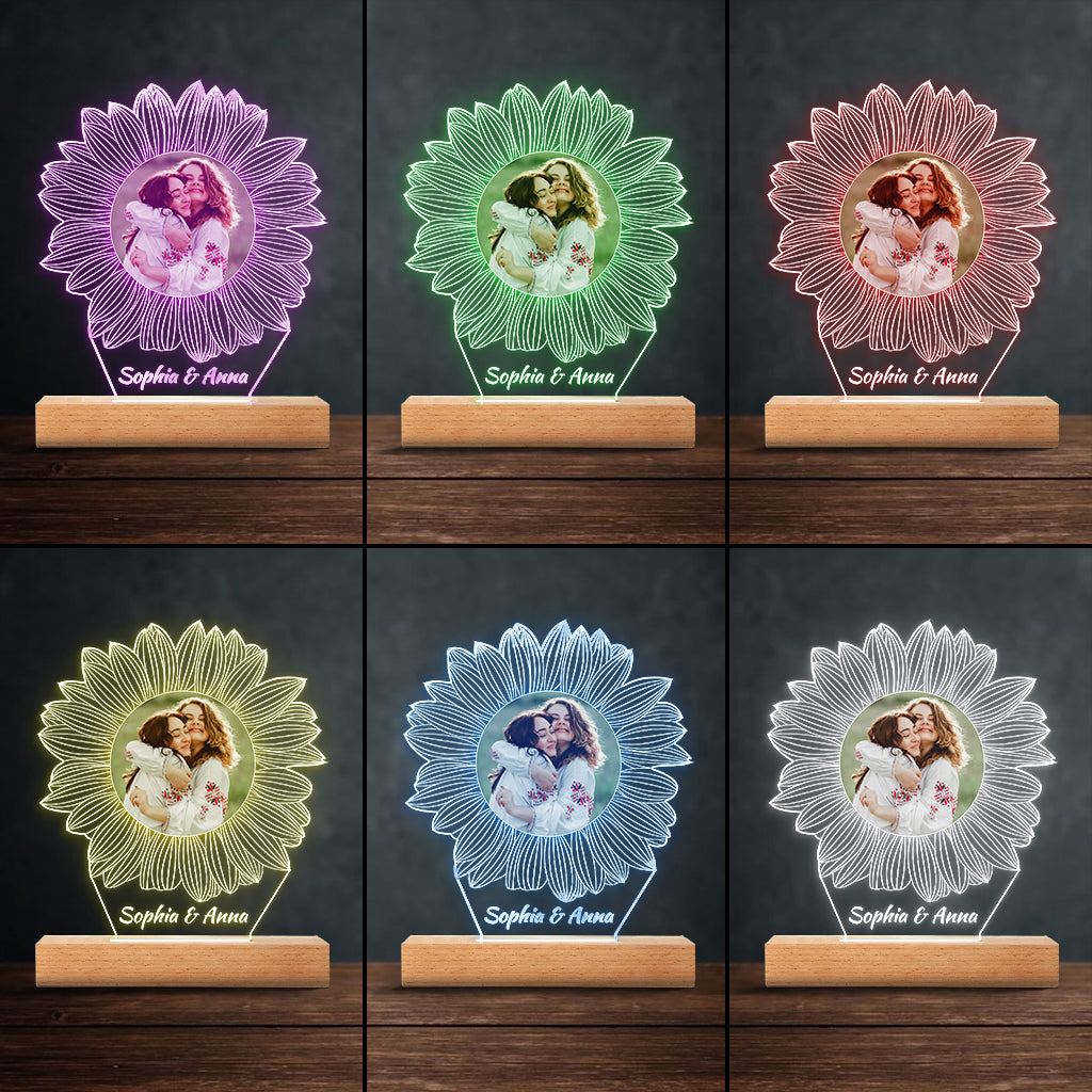 Tu es mon rayon de soleil - Cadeau pour maman, grand-mère, sœur, fille, fils, frère, grand-père, papa, épouse, époux, ami(e) - Plaque lumineuse personnalisée