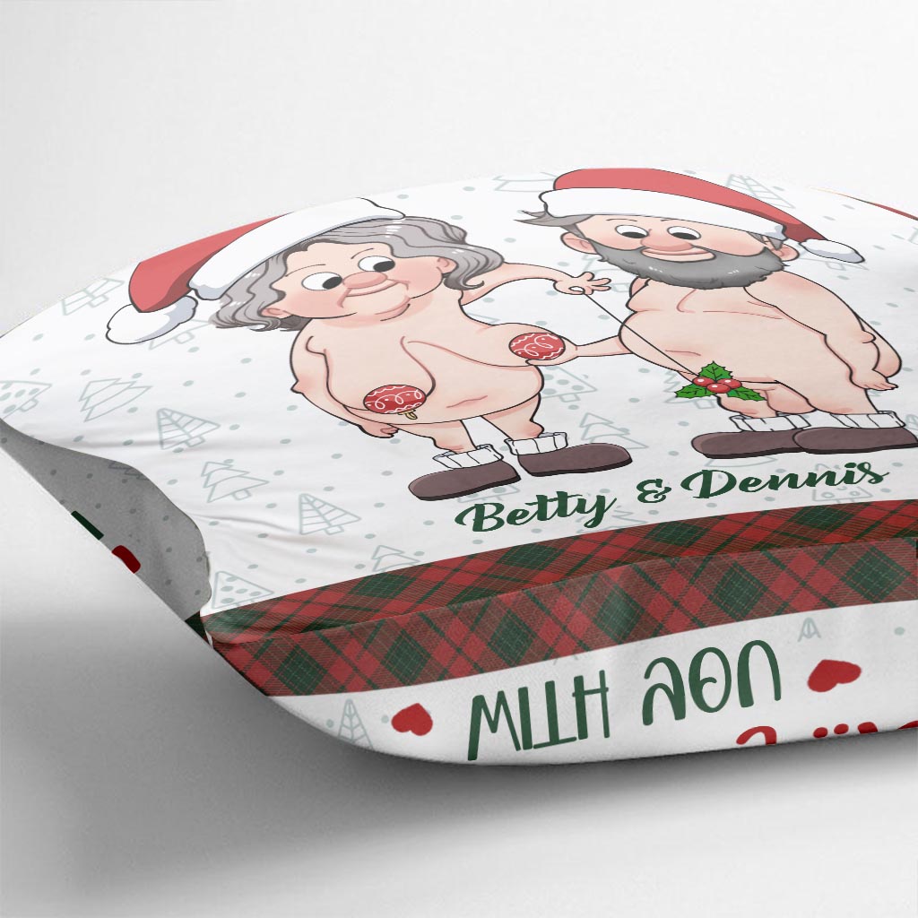 Je vieillis avec toi - cadeau pour petit ami, petite amie - Coussin décoratif personnalisé