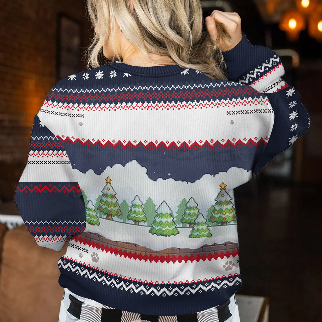 J'ai besoin de bière et de mon chien - Pull moche personnalisé pour chien