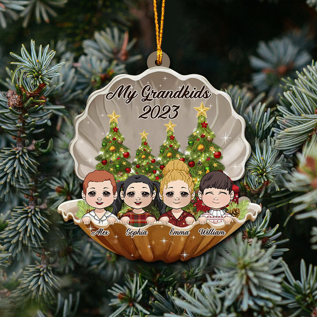 Mes petits-enfants - Ornement personnalisé pour grand-mère