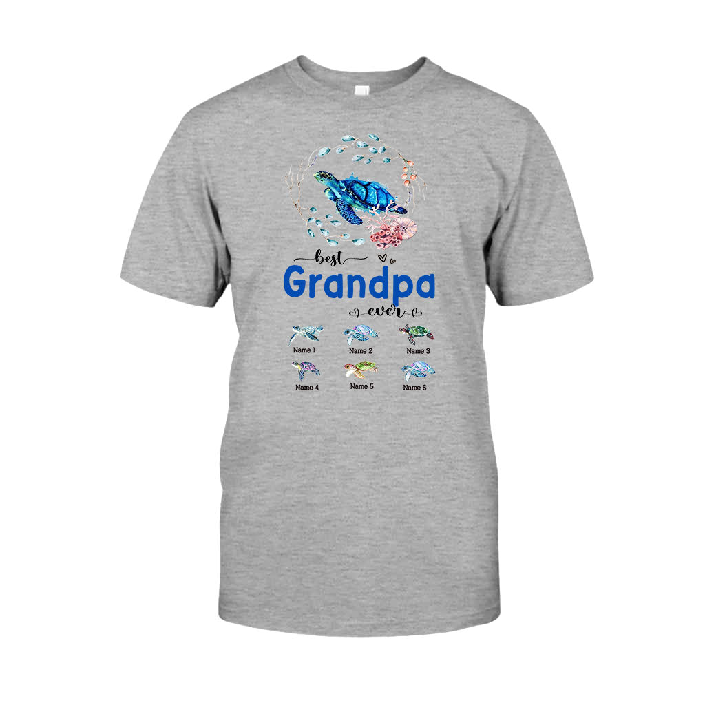 Best Nana Ever - Turtle gift for grandma, grandpa, mom, dad, uncle, aunt - Personalized T-shirt And Hoodie