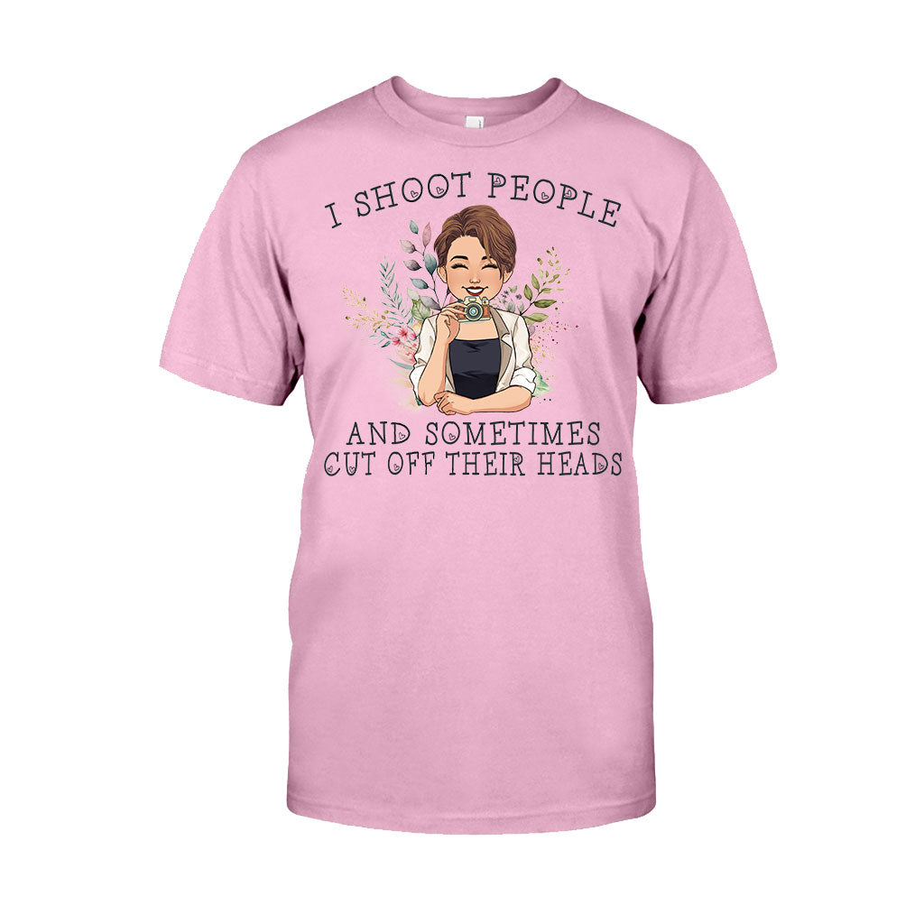 Je photographie des gens - T-shirt et sweat à capuche personnalisés « Je photographie des gens »