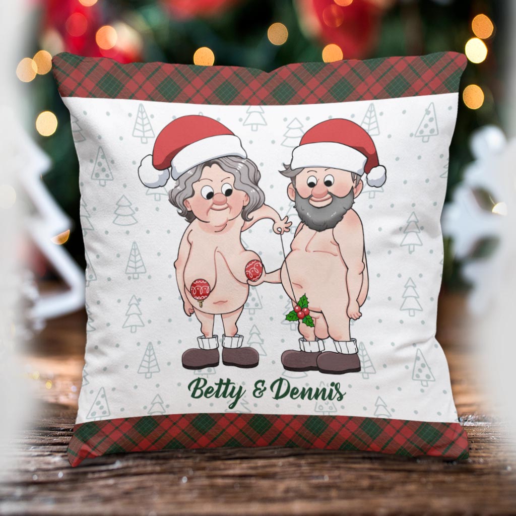 Je vieillis avec toi - cadeau pour petit ami, petite amie - Coussin décoratif personnalisé