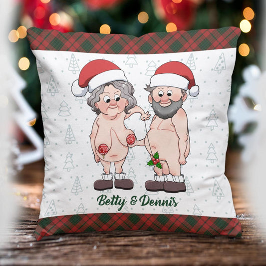 I’m Growing Old With You - gift for boyfriend, girlfriend - Personalized Throw Pillow