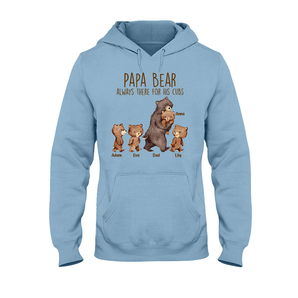 Papa Bear - Gift for dad, grandpa, uncle, brother - Personalized T-shirt And Hoodie