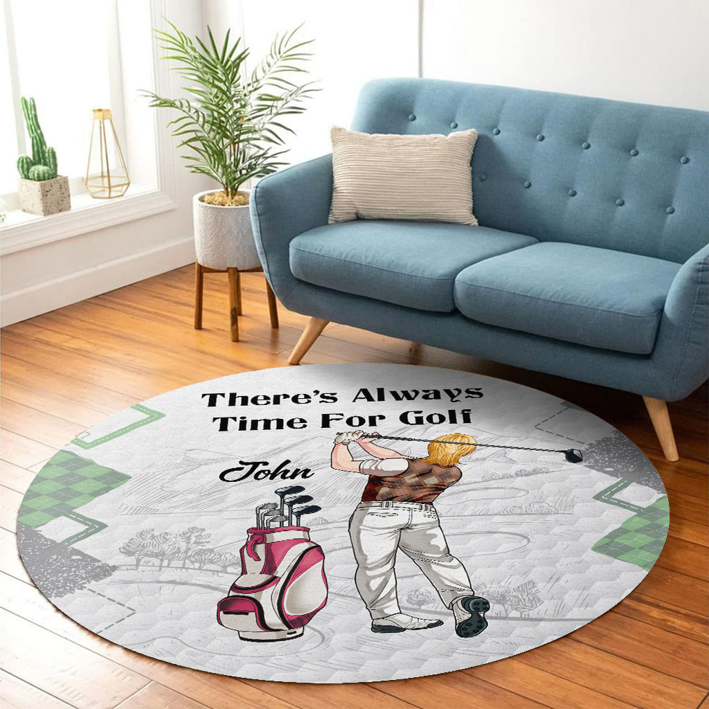 Il y a toujours du temps pour le golf - Tapis de golf personnalisé