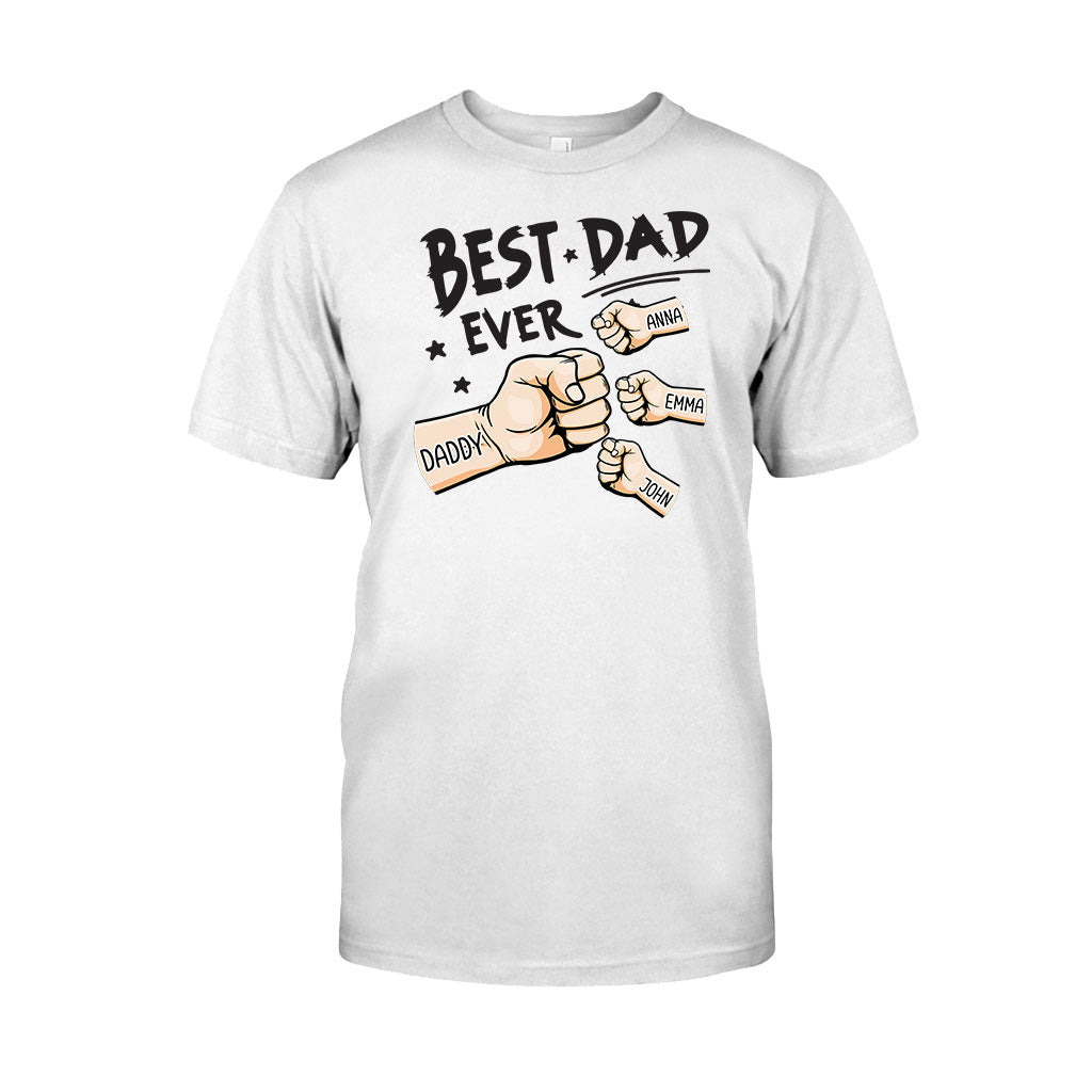 Meilleur papa du monde - T-shirt et sweat à capuche personnalisés pour papa