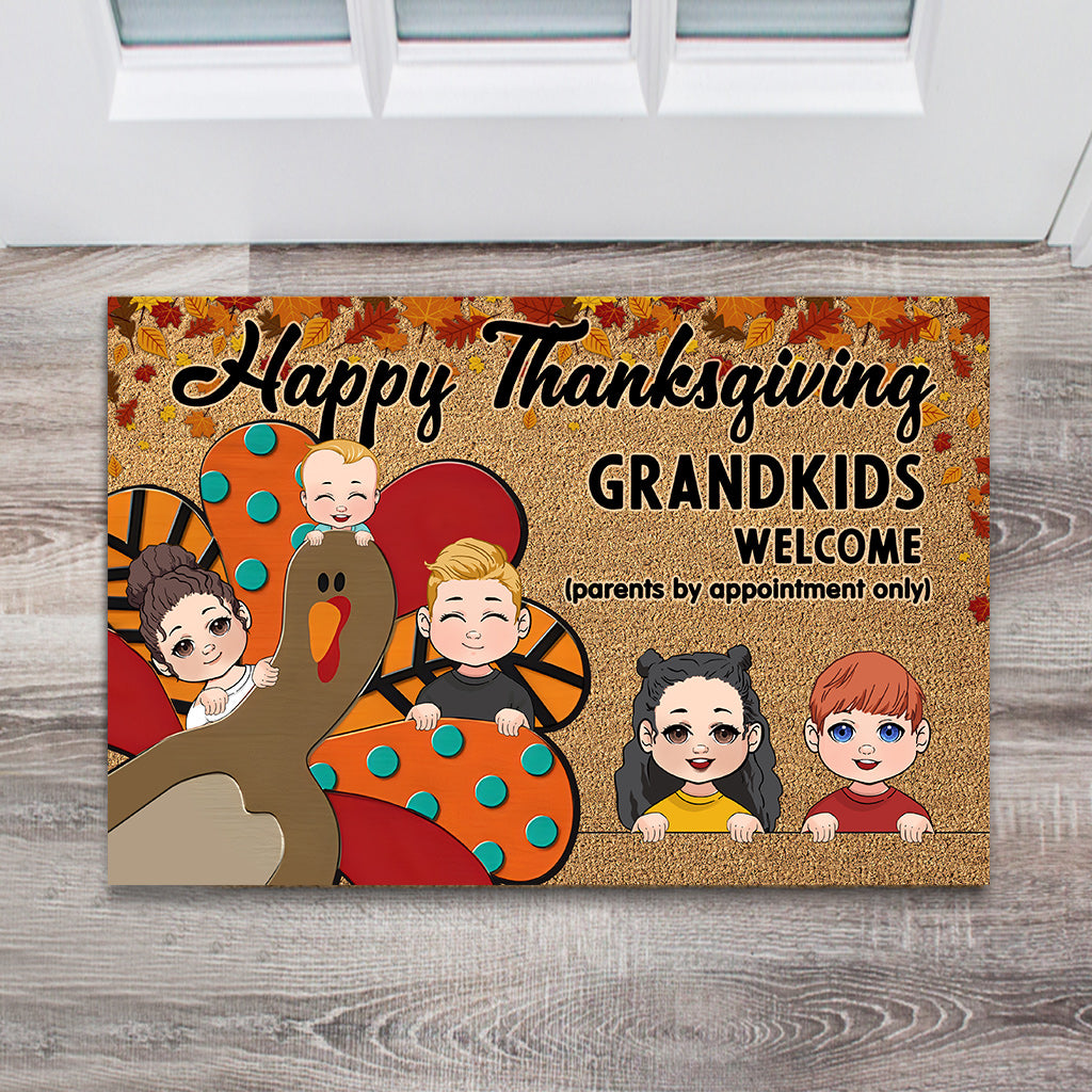 Happy Thanksgiving - Personalized Grandma Doormat