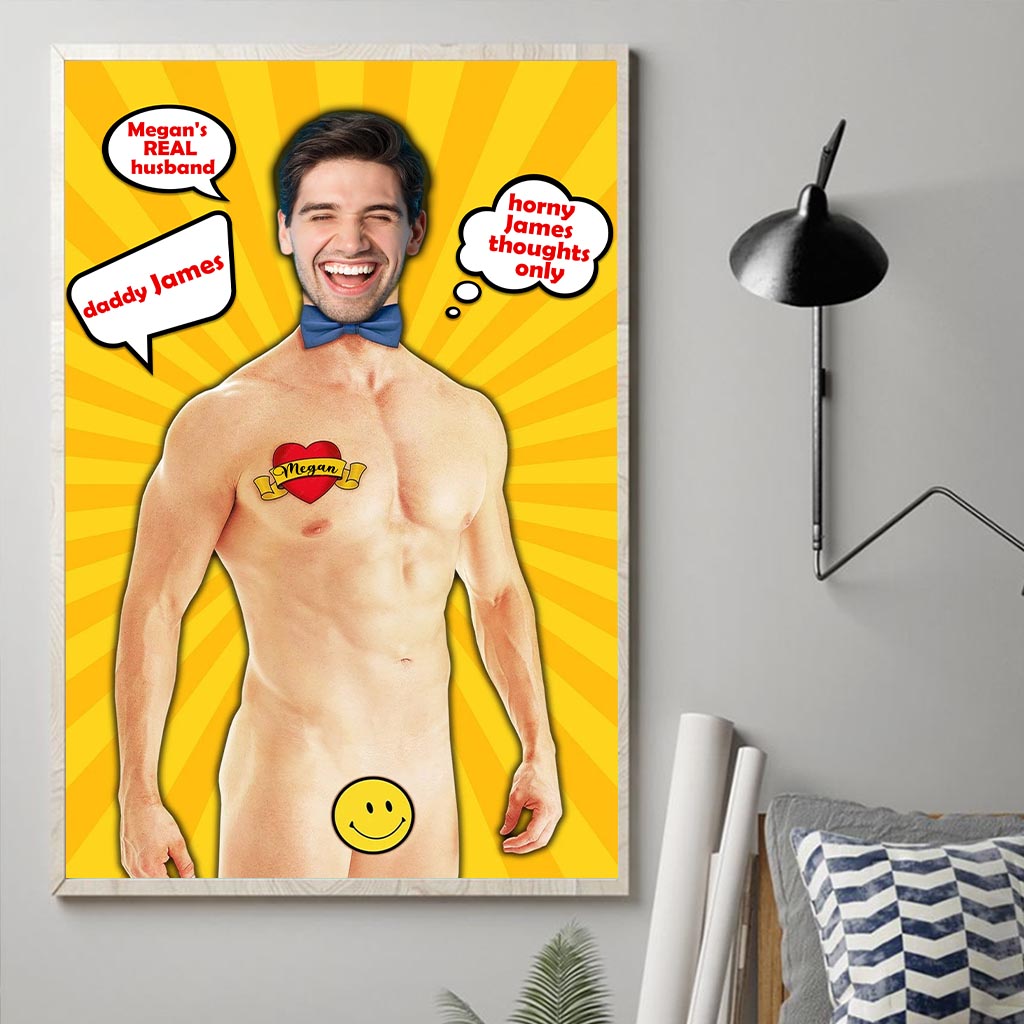 L'homme, le mythe, la légende - Toile et affiche personnalisées pour mari et femme